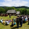 Pokazy walk rycerskich oraz szyków bojowych przeprowadzone przez Grupę Rekonstrukcji Historycznej Drużyna Południe